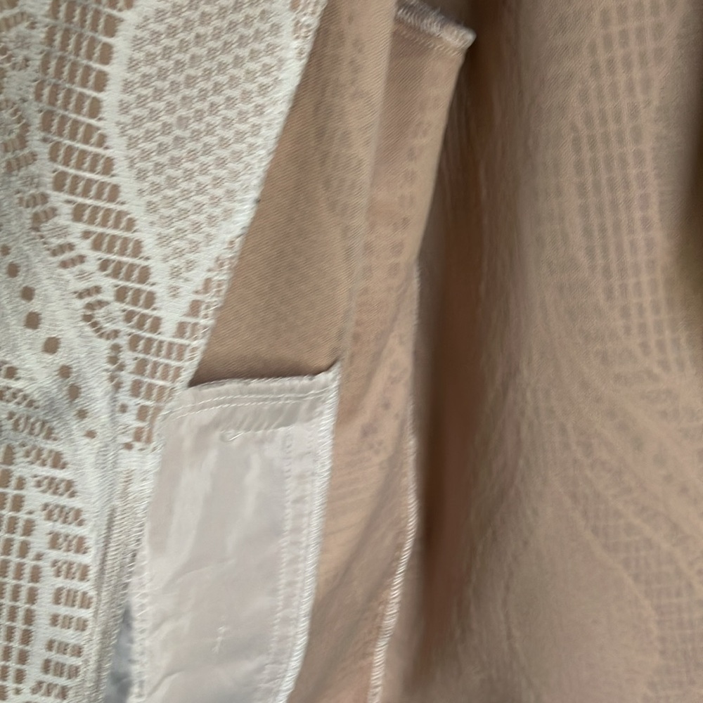 Pixley pink/cream lace pattern blazer M - Picture 5 of 8